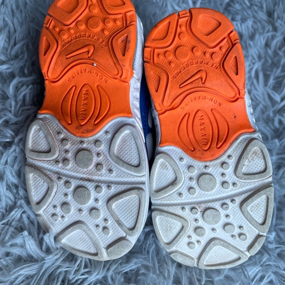 Nike Blue White Air Max Plus Sneakers Runners Toddler 6c - Picture 3 of 3